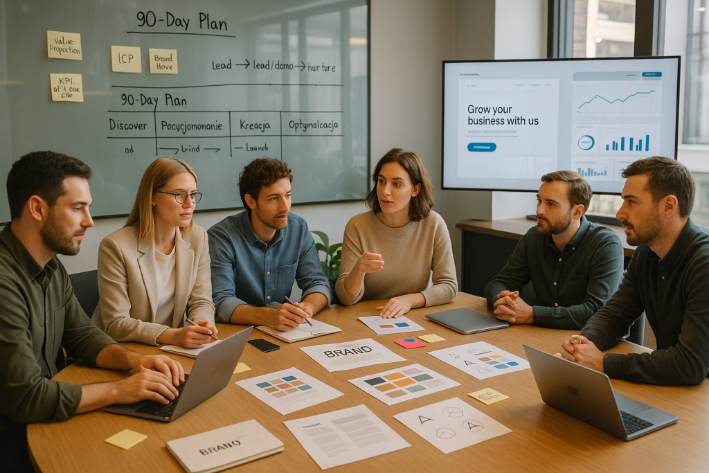 Agencja kreatywna dla startupów: jak zbudować tożsamość marki i skuteczną pierwszą kampanię w 90 dni