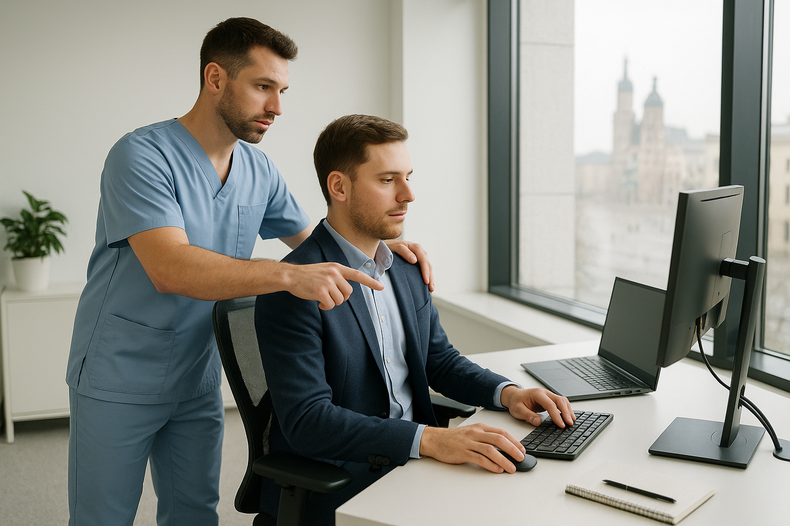 Fizjoterapia Kraków: ergonomia i prewencja kontuzji w miejscu pracy – praktyczne ćwiczenia i plan działania