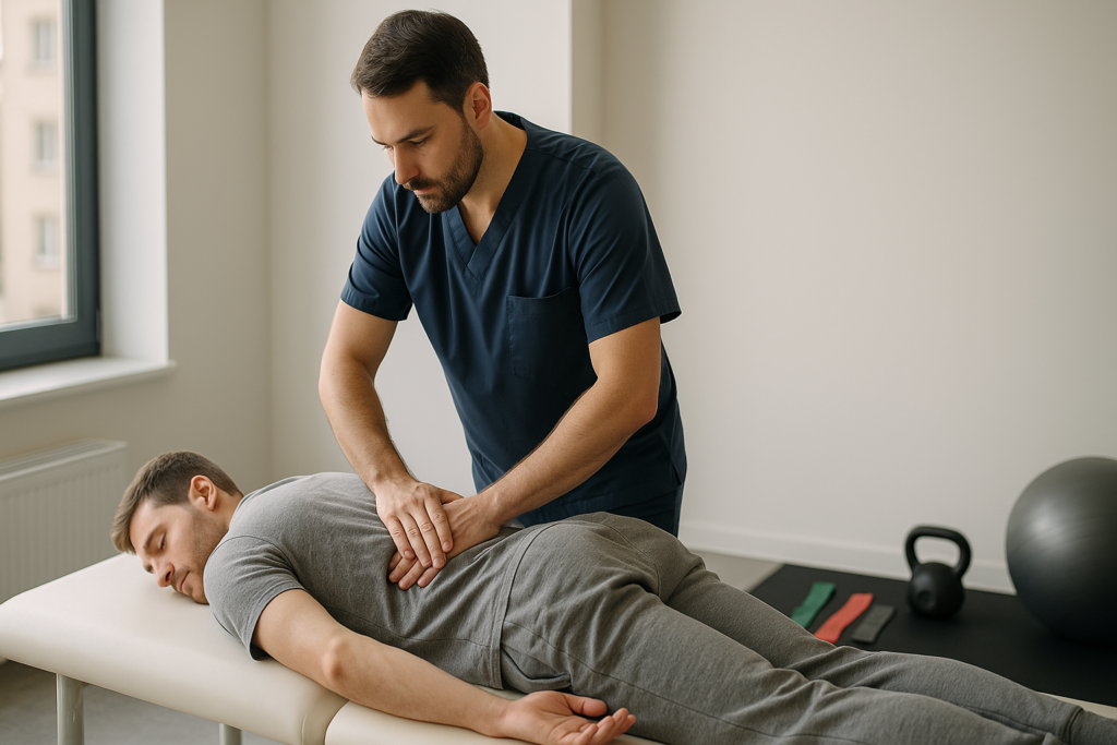 Fizjoterapeuta Kraków: integracja terapii manualnej z treningiem funkcjonalnym w leczeniu bólu kręgosłupa