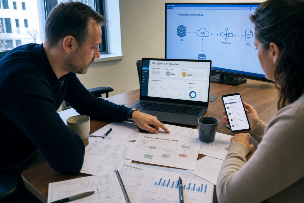 Programy lojalnościowe B2B: integracja z ERP i automatyzacją procesów zakupowych dla trwałej wartości partnerstw