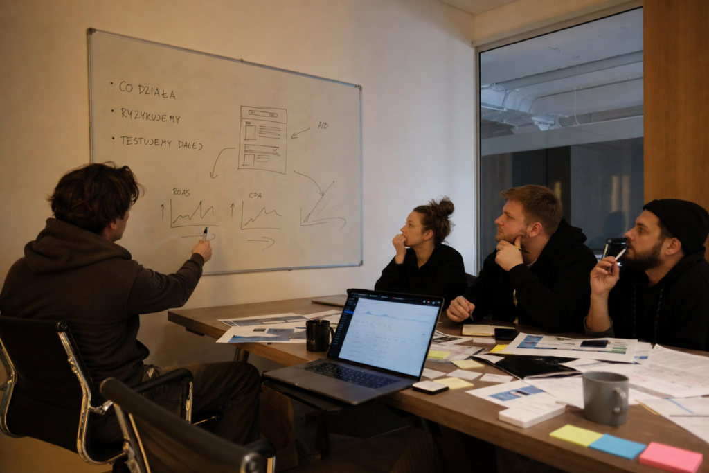 Agencja kreatywna od środka: jak kultura feedbacku i szybkie prototypowanie przekładają się na kampanie z ROI